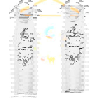 みんな大好きハシビロコウ 動かない鳥 はしび郎クラブtシャツ 絵しりとり遊び どうぶつ Zoo タンクトップ - Kawaiitshirt