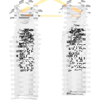 みんな怒ってるよ不思議の国のアリス タンクトップ - Kawaiitshirt