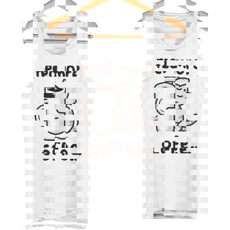 もっとコーヒーが必要だよ、可愛い猫ちゃん タンクトップ - Kawaiitshirt