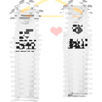 アイラブバリハートバリバケーション タンクトップ - Kawaiitshirt