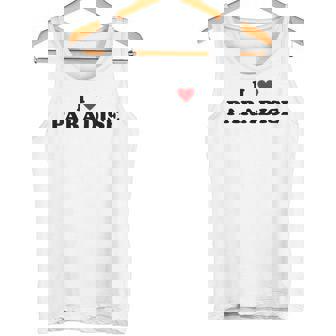 アイ・ハート Usa シティ-アイ・ラブ・パラダイス タンクトップ - Kawaiitshirt