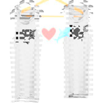 アイ・ラブ・シャークス タンクトップ - Kawaiitshirt