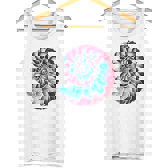 アンモナイトスパイラル貝殻 長袖tシャツ タンクトップ - Kawaiitshirt