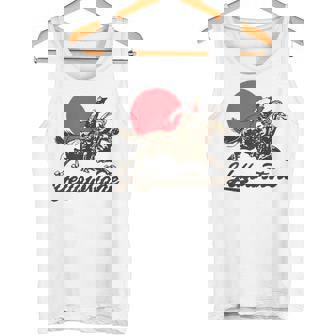 イエローストーン国立公園 カウボーイ&馬 ラングラー ビンテージ タンクトップ - Kawaiitshirt