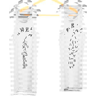 イカバカ アオリイカ フィッシング 魚釣り アングラー ゆるおもしろイラスト タンクトップ - Kawaiitshirt