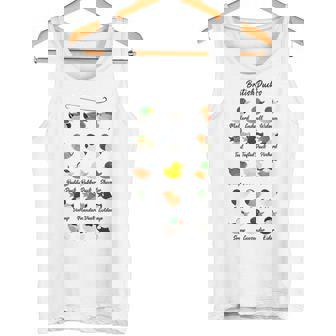 イギリス アヒル かわいい 動物 鳥 陽気なウィットティユーモア タンクトップ - Kawaiitshirt
