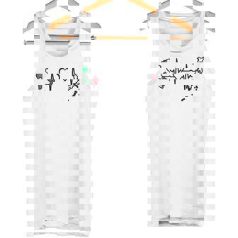 イタリアの日本の国旗 日本 イタリア ハートビート タンクトップ - Kawaiitshirt