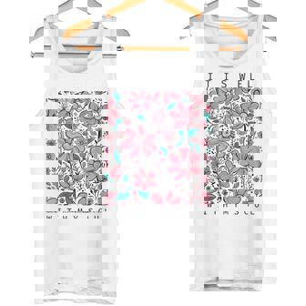 イット・イズ・ウェル・ウィズ・マイ・ソウル・フラワー タンクトップ - Kawaiitshirt