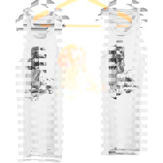 イングリッシュセッター 犬 モチーフ ペット アートワーク イングリッシュセッター タンクトップ - Kawaiitshirt