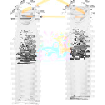 イースタートラッカー-面白いイースターバニーボーイズイースターネストトラック 長袖tシャツ タンクトップ - Kawaiitshirt