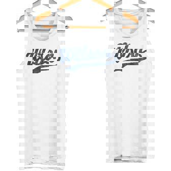 ウィルソン ノースカロライナ Nc ビンテージ スポーツ グラフィック タンクトップ - Kawaiitshirt