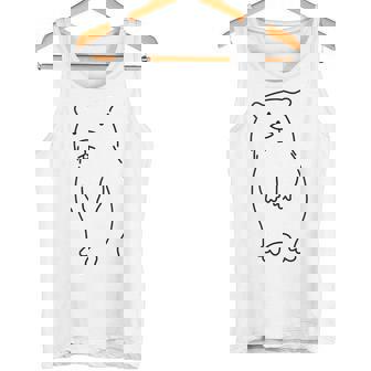 ウォンバット かわいいげっ歯類 森の動物図鑑 タンクトップ - Kawaiitshirt