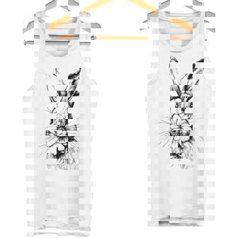 ウッドランド バニー コテージコア 花 春 素朴なイースター タンクトップ - Kawaiitshirt