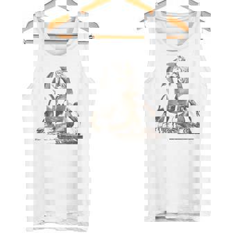 エジプト スフィンクス 神秘 ラムセス バックプリント タンクトップ - Kawaiitshirt