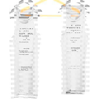 エドウィン・ドロードの謎 チャールズ・ディケンズ タイトルページ タンクトップ - Kawaiitshirt