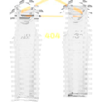 エラー404デジタル表現 タンクトップ - Kawaiitshirt