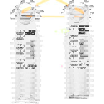 エレベーターボタン おもしろエレベーター タンクトップ - Kawaiitshirt