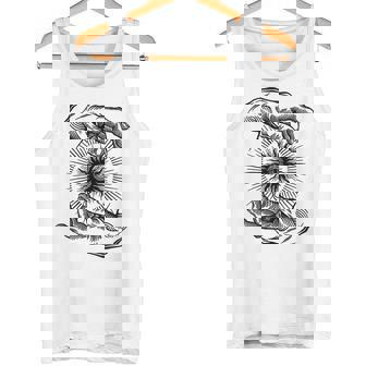 オカルトアイズ As Aboveo Below Witchcraft 異教 ゴシック グランジ タンクトップ - Kawaiitshirt