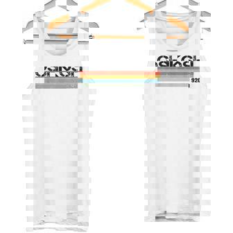 オシュコシュ、ウィスコンシン州エリアコード 920 レトロヴィンテージスタイルtシャツ タンクトップ - Kawaiitshirt