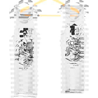 オスカー・ワイルド At Work By オーブリー・ビアズリー 1893 タンクトップ - Kawaiitshirt