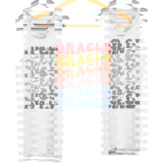 オラクル・グルーヴィー・レトロ タンクトップ - Kawaiitshirt