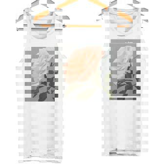 オリジナル現代アート「ピーチローズ」 タンクトップ - Kawaiitshirt