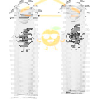 オレンジ 面白い 人間 クール シェード 腕 脚 夏 太陽 タンクトップ - Kawaiitshirt