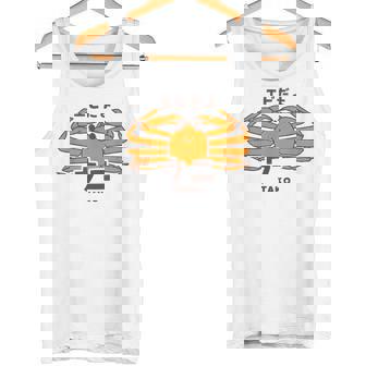 カニ ウニ タコ エビ 海洋生物 矛盾 おもしろ かわいい 面白い ネタ 画像 タンクトップ - Kawaiitshirt