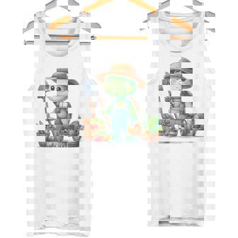 カメは農夫、かわいいデザイン。 タンクトップ - Kawaiitshirt