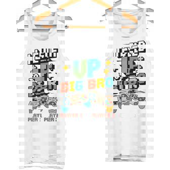 キッズ Leveled Up Big Bro 2025 ビッグブラザー幼児に昇格 タンクトップ - Kawaiitshirt