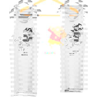 キッズ クレヨンしんちゃん 踊る！しんちゃんとシロ タンクトップ - Kawaiitshirt