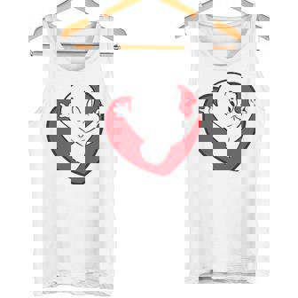 キャスパー・ザ・フレンドリー・ゴースト バレンタインデーのフロント&バック タンクトップ - Kawaiitshirt