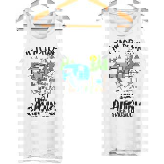 キャンプ 楽しい キャンピング 面白い キャンプファイヤー キャンピングカー 旅 タンクトップ - Kawaiitshirt