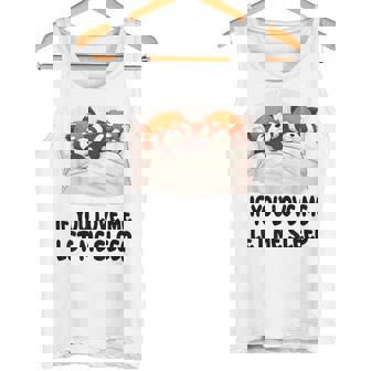 キュートなレッサーパンダ If You Love Meleep パジャマ タンクトップ - Kawaiitshirt