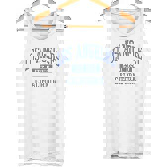 クラシック ロサンゼルス カリフォルニアブルー タンクトップ - Kawaiitshirt