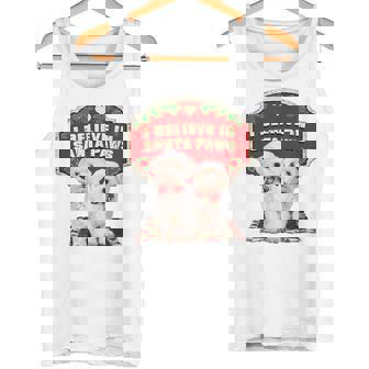 クリスマス デコレーション 犬 マルチーズ タンクトップ - Kawaiitshirt