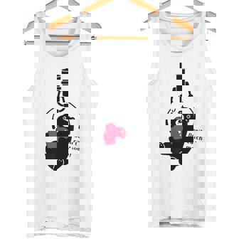 クレーンゲーム アーム Ufoキャッチャー 熊 ぬいぐるみ シルエット イラスト おもしろ Don't Catch Me タンクトップ - Kawaiitshirt