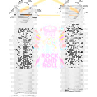 クールなヴィンテージオールドロックンロールミュージック、This Is My Rock And Roll タンクトップ - Kawaiitshirt
