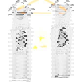 グーテン・モルゲン極薄アイスクリーム おもしろモーニンググループ ペンギン タンクトップ - Kawaiitshirt