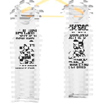 コーギー犬、私のコーギーがあなたを気に入らなければ、私たちはできません タンクトップ - Kawaiitshirt