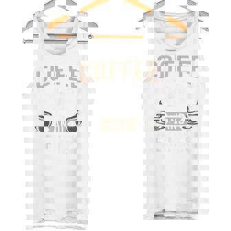 コーヒーとペキニーズ犬愛好家 タンクトップ - Kawaiitshirt