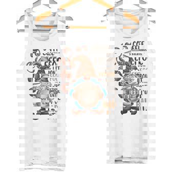 コーヒーノームコーヒーの後ろ向き綴りはeeffoc面白いです。 タンクトップ - Kawaiitshirt