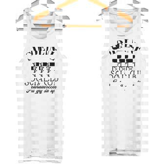 サイドライン ソーシャルクラブ ピーナッツギャラリー サッカーライフ おもしろサッカー タンクトップ - Kawaiitshirt