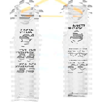 サカバンバスピス 喜怒哀楽バスピス 一覧 可愛い バズり 古代魚 ネタ お笑い 面白 おもしろ ネタ タンクトップ - Kawaiitshirt