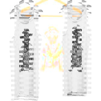 サマードッグロットワイラー タンクトップ - Kawaiitshirt