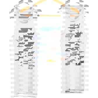 サメ図鑑 タンクトップ - Kawaiitshirt