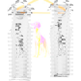 サルーキ 犬 モチーフ ペット 作品 サルーキ タンクトップ - Kawaiitshirt