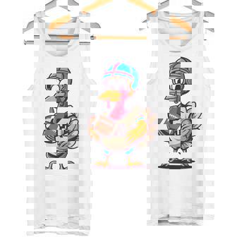 サンクスギビング かわいい七面鳥 アメリカンフットボール ボーイズ キッズ タンクトップ - Kawaiitshirt