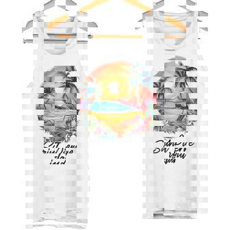 サンピエール島旅行、フランス観光夏休み タンクトップ - Kawaiitshirt