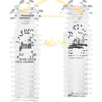 サンフランシスコ お土産 スカイライン サンフランシスコ メンズ レディース タンクトップ - Kawaiitshirt